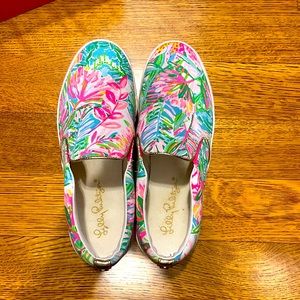 Lily Pulitzer Julie Sneaker Pop up Lily of the Jungle